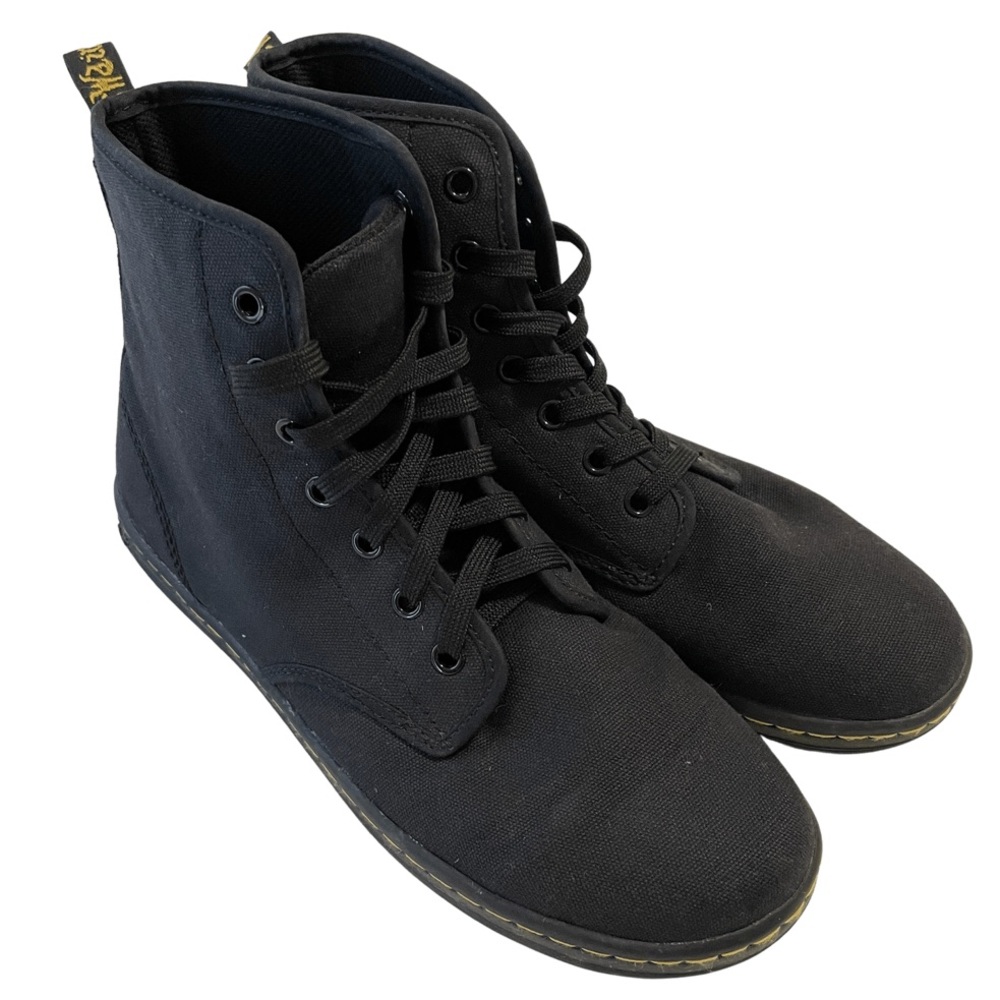 Dr. Martens Shoreditch Canvas Lace Up Boots Women’s Size 10